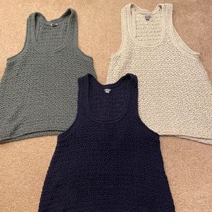 Aerie Crochet Tank | Lot of 3